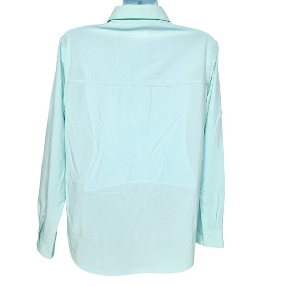 Mossy Oak Elements Mens Fishing Shirt Blue 2XL - Picture 2 of 6